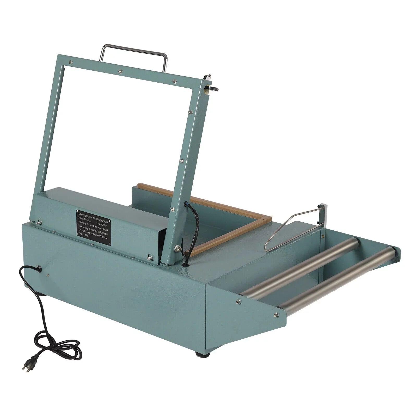 DENEST Shrink Wrap Sealing Machine L-bar Sealer Cutter Packing Machine Retail 1000W