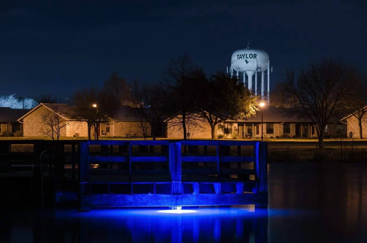 Multi-Color Color Changing LED Dock-7500 Underwater Fishing Light with Remote Control
