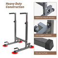 Lucky Tree Pull Up Dip Bar, Adjustable Dip Station, Multi-Function Power Tower Calisthenics Equipment For Home Gym