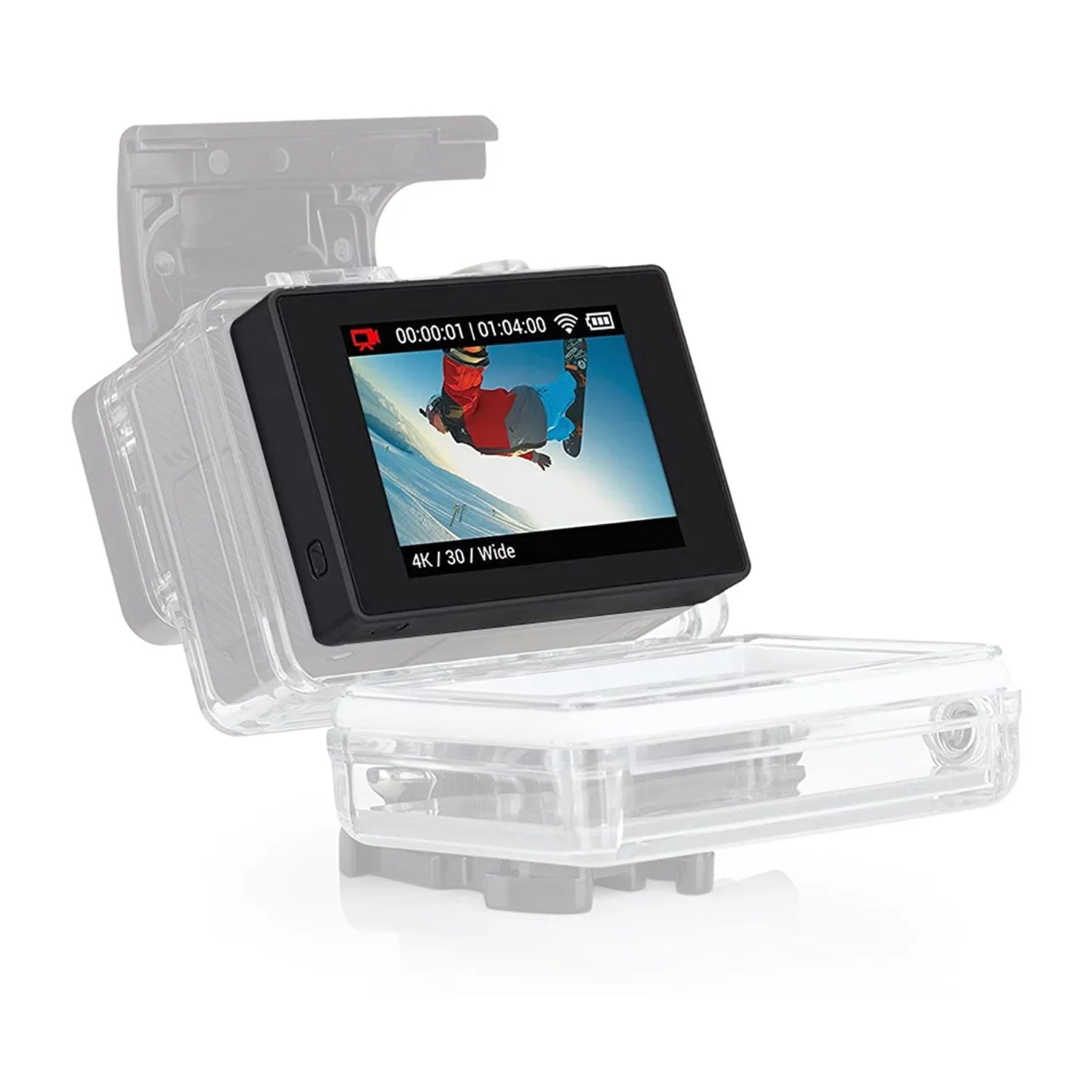 GoPro LCD Touch Screen BacPac ALCDB-301 fits Hero 3, 3+, 4 Extrernal Display for GoPro Display Monitor Viewer
