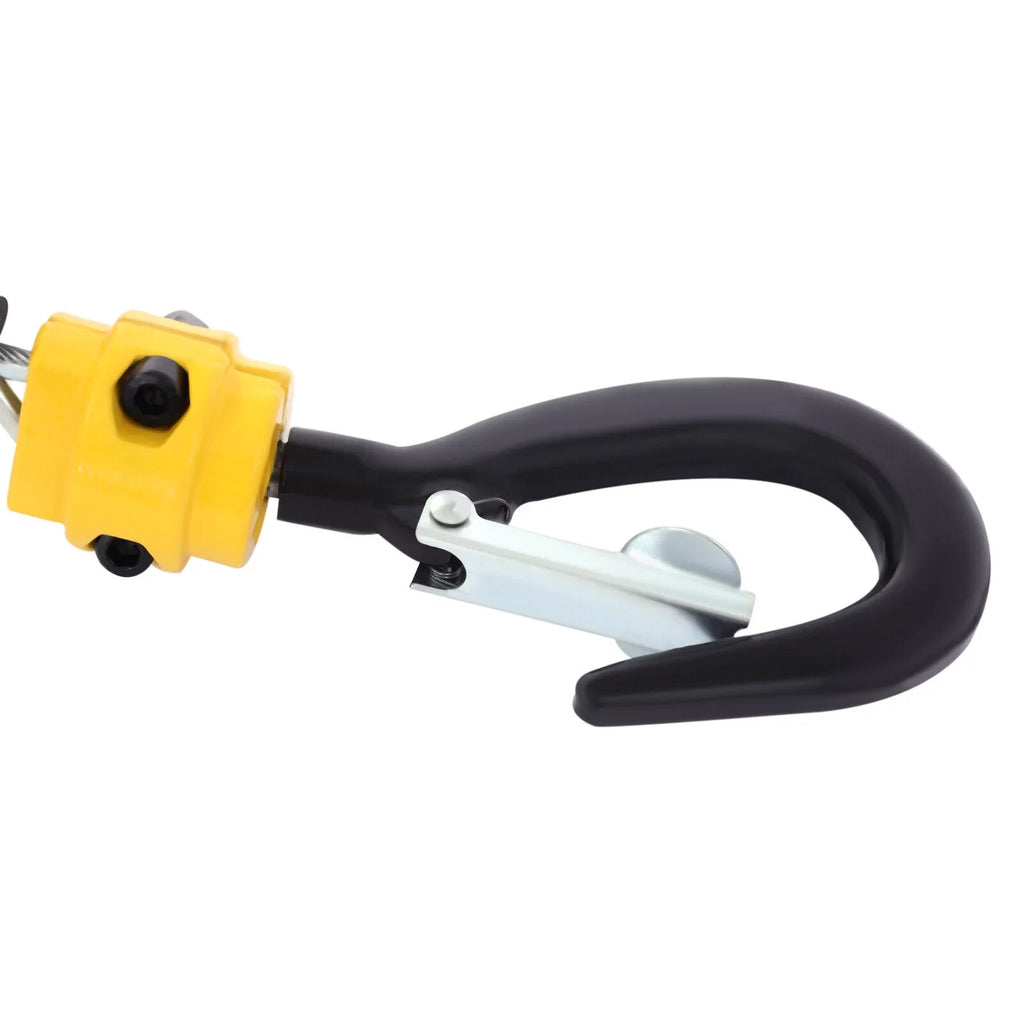 Miumaeov Electric Hoist Winch w/ Remote Control 200kg/440lb 62ft Lift Crane Heavy Duty