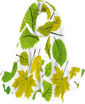 Hyjoy Beautiful Natural Leaves Long Silk Neck Scarf Load Shawl Wrap Scarves for Women Girls