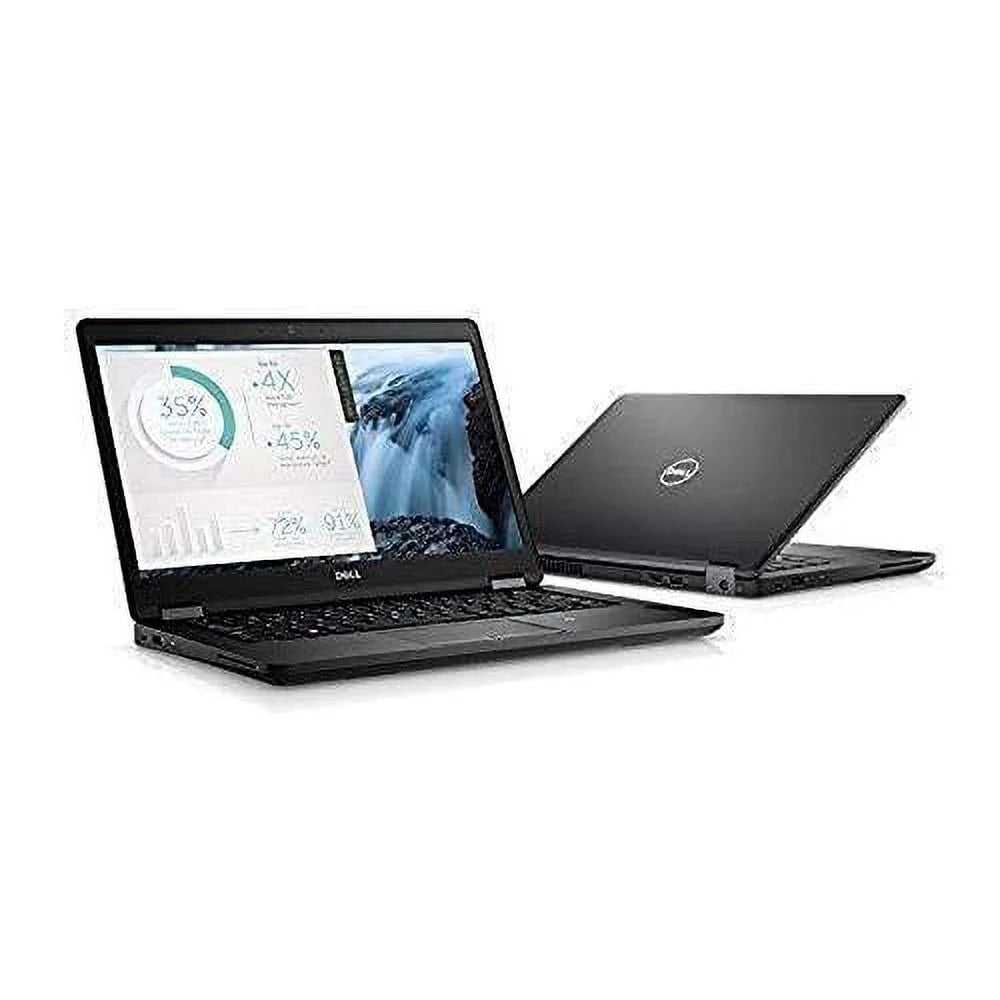 Latitude 5480 Core i5-6300U X2 2.4GHz 8GB 128GB SSD 14", Dark (Certified used)