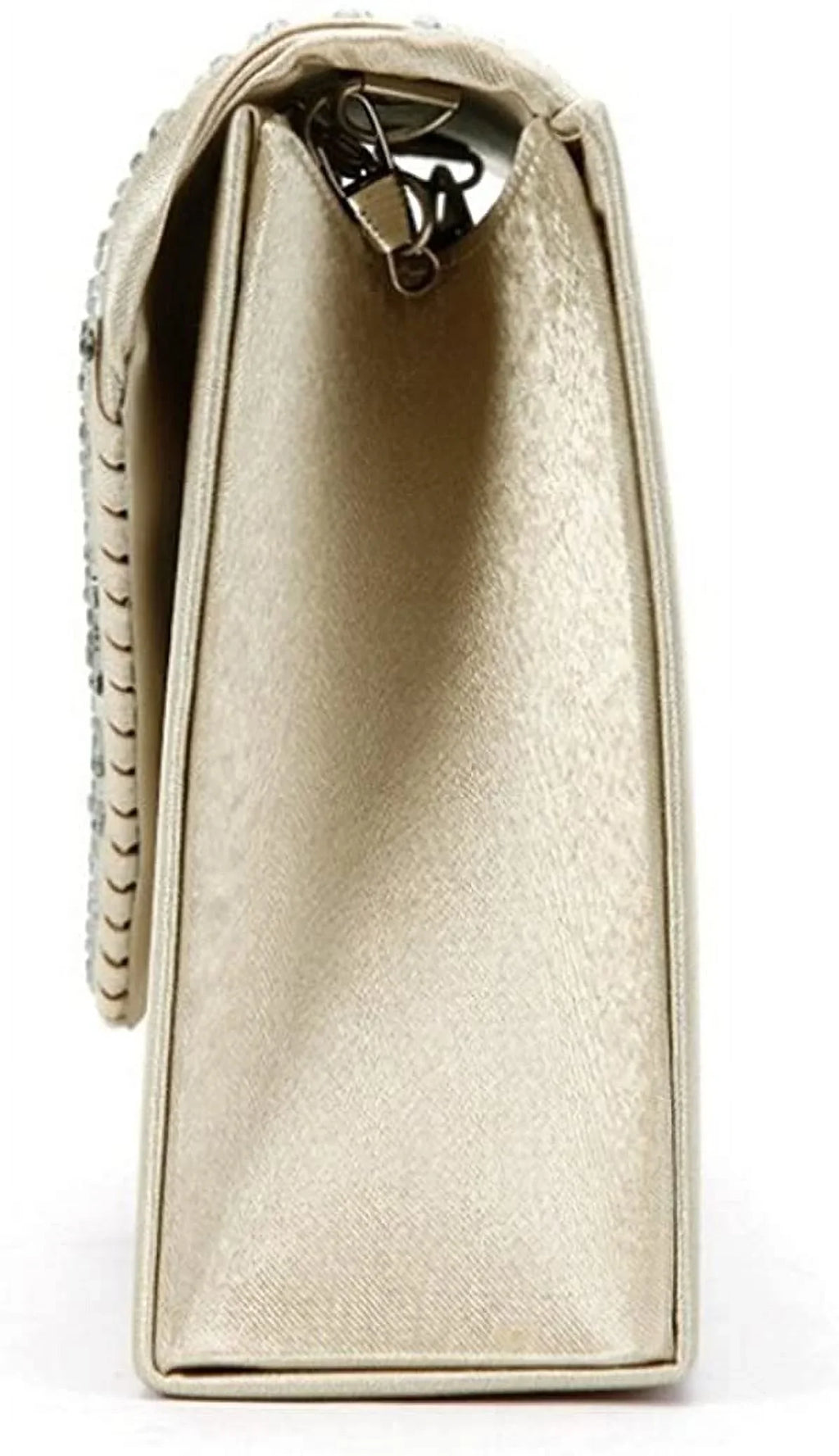 U-Story Women's Rhinestone Satin Frosted Evening Wedding Clutch Bag Handbag Purse