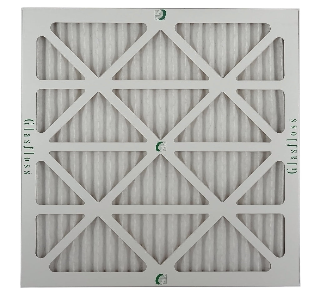 Glasfloss Air Filter 24x25x2 - 2" MERV 10 - (Pack of 6) - Pleated AC or HVAC Air Filter - Furnace Air Filter - Home or Office - Made In The USA.