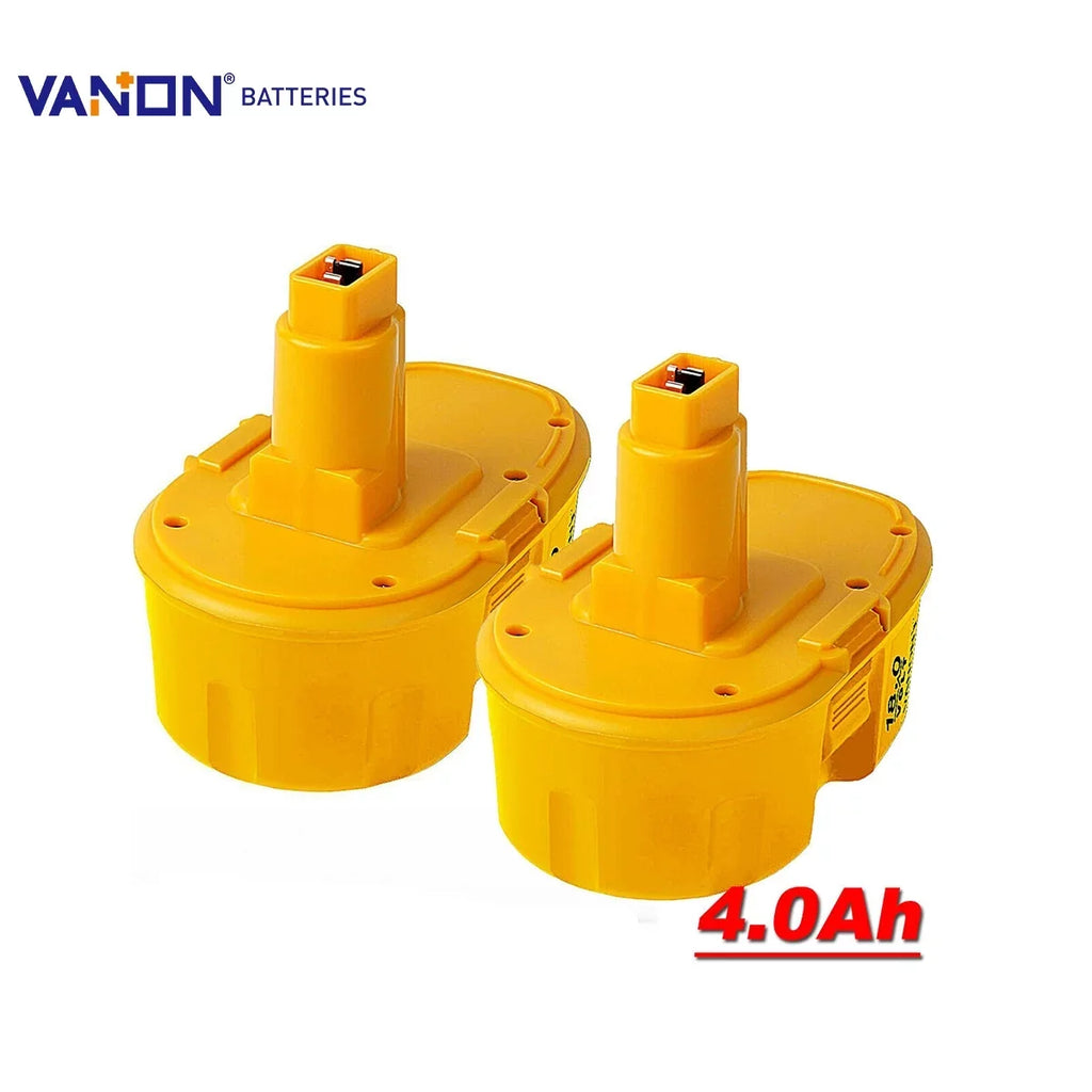 2Packs 4.0Ah DC9096 Batteries Compatible with Dewalt 18v Battery XRP DC9098 DC9099 DC9096 DW9098 DW9099