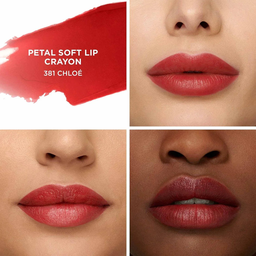 Laura Mercier Petal Soft Lipstick Crayon - 381 Chloé - warm red - 0.07 oz/2 g