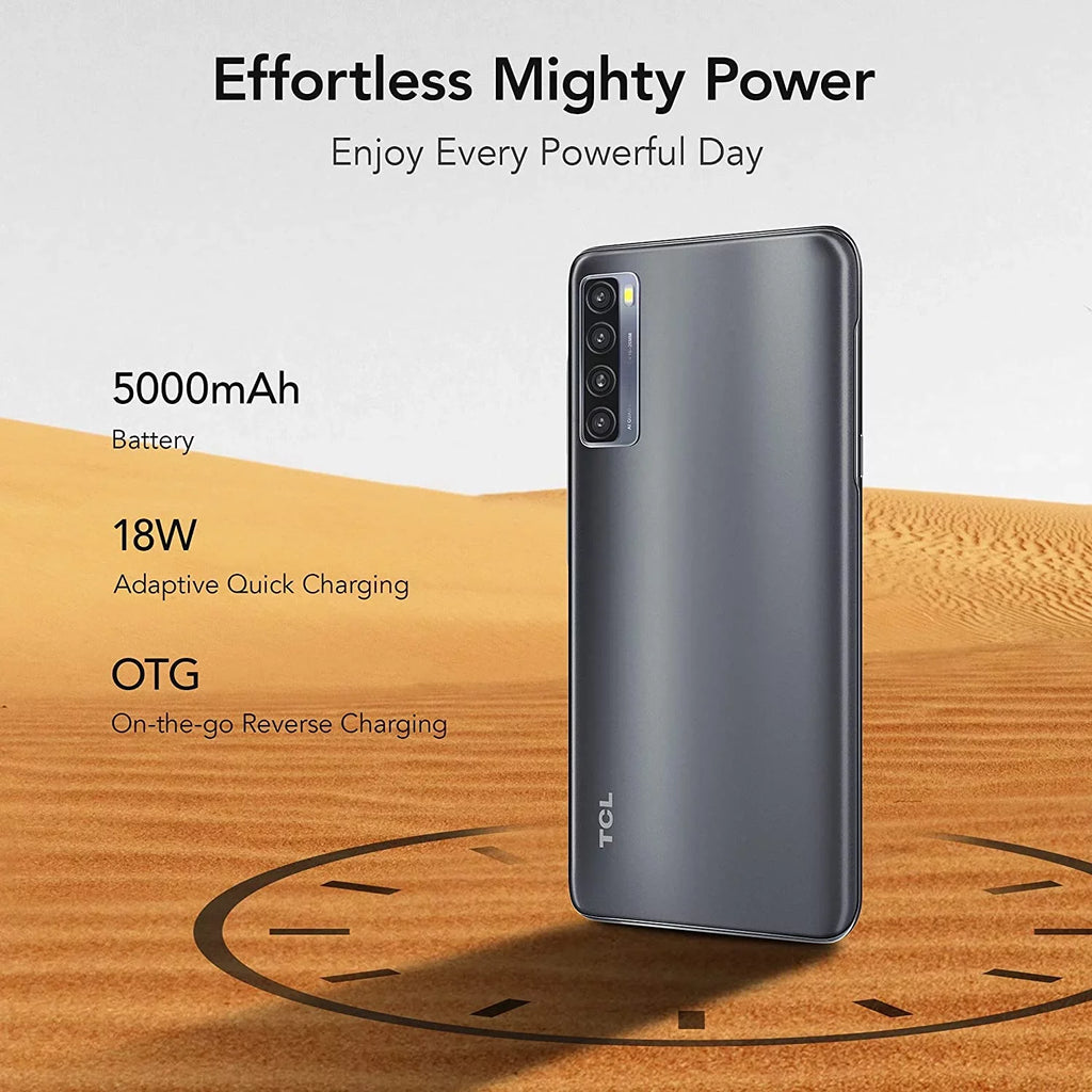 Pre-Owned TCL 20S MILKY WAY Ebony 4GB+128GB, UNLOCKED (Refurbished: Good)