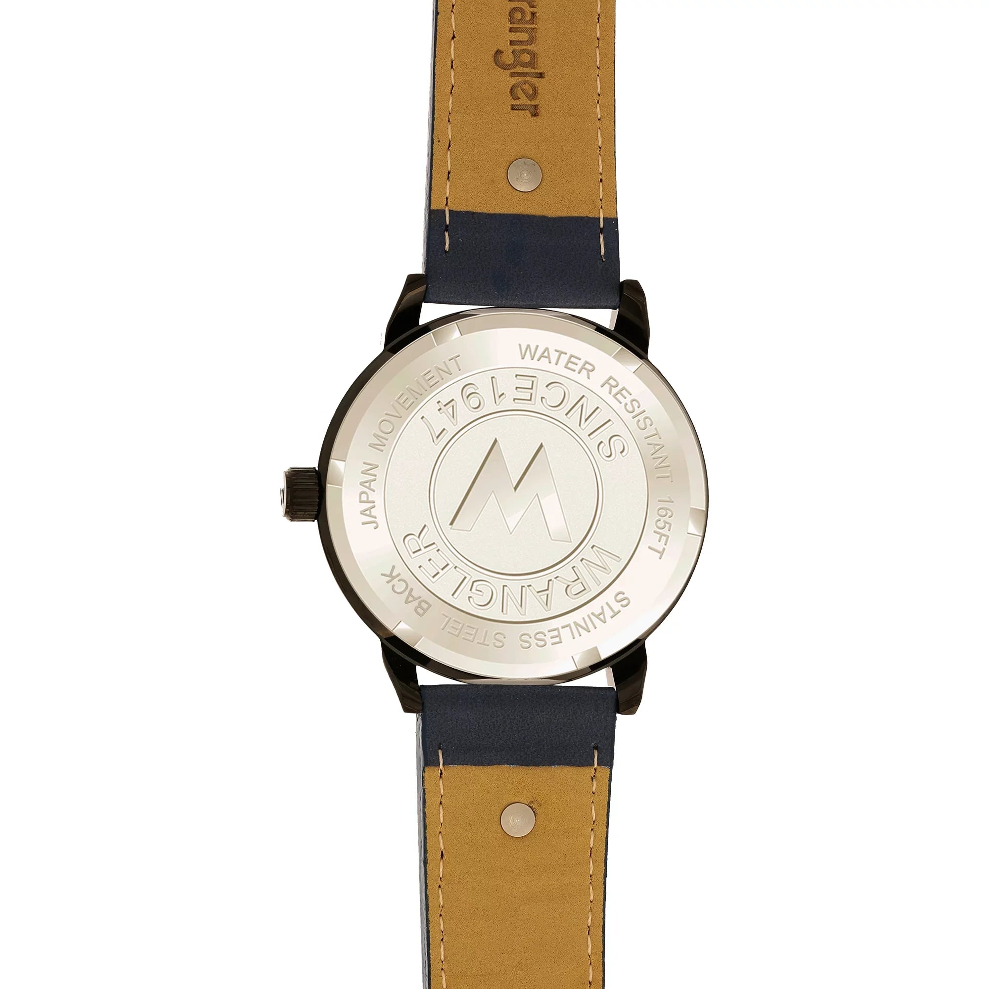 Wrangler 48.5mm Ebony Dial, Blue Strap Watch