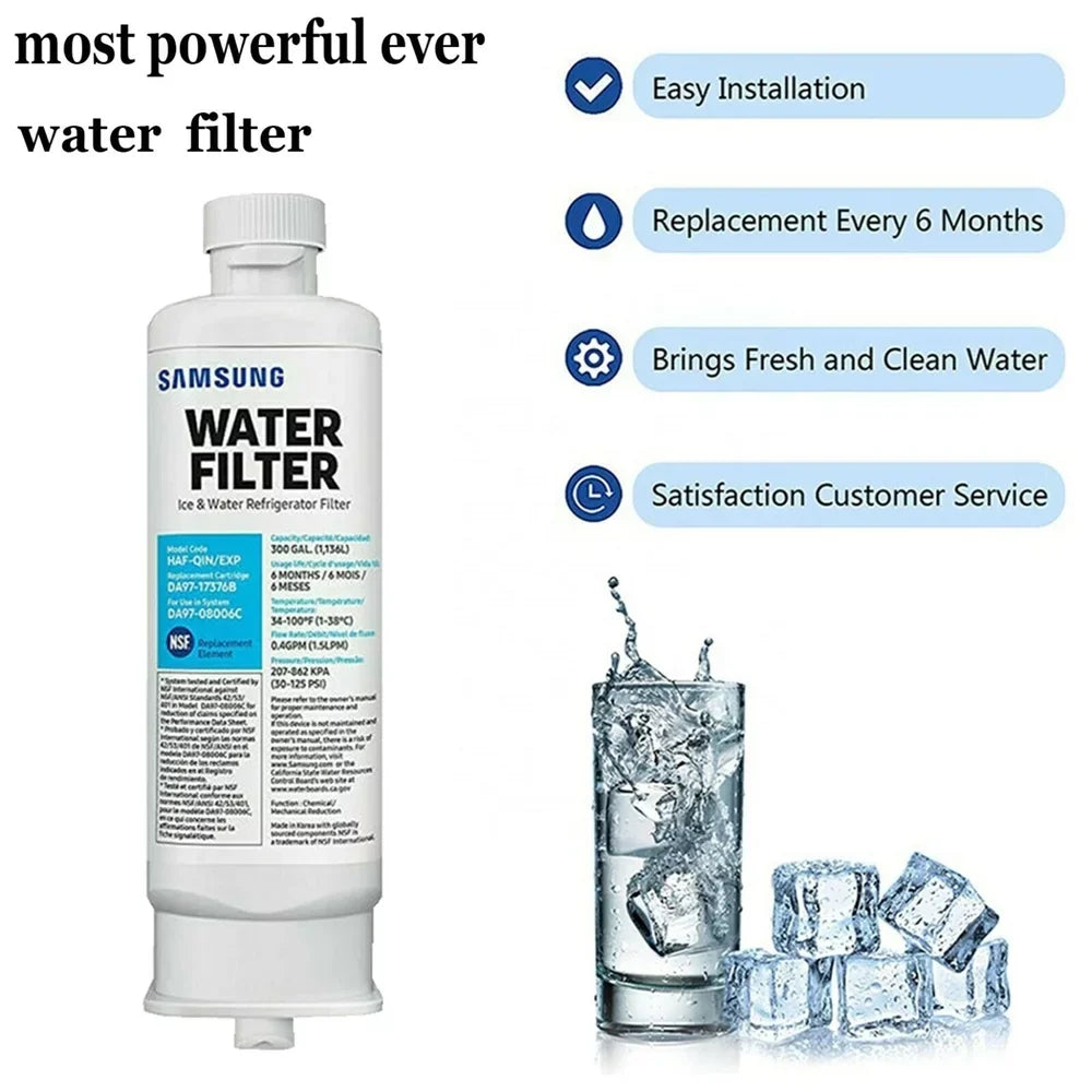 DA97-17376B Replacement Compatible with DA97-17376B Water Filter,Pack of 3