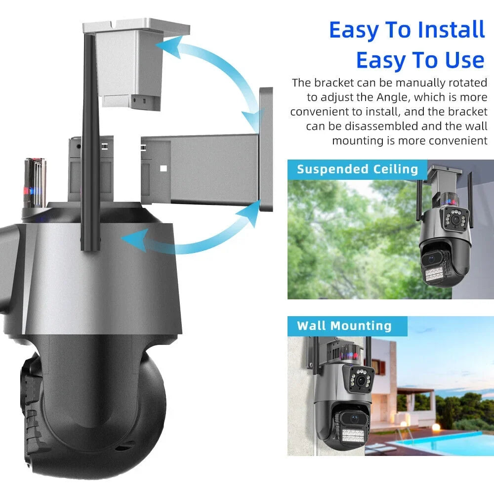 JLLOM Enhanced Dual Antenna Penetration for Maximum Signal Strength - Never Miss a Moment with This PTZ Camera