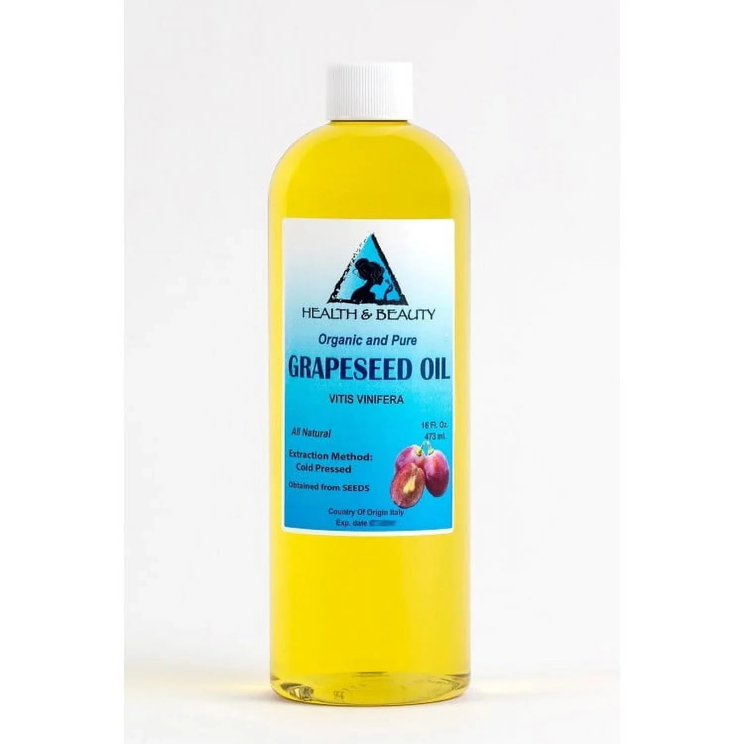 GRAPESEED OIL ORGANIC CARRIER COLD PRESSED 100% PURE 48 OZ