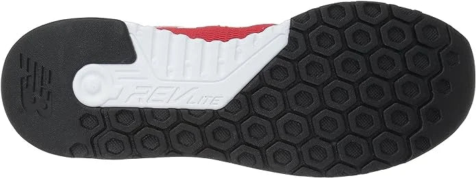 New Balance Mens 247 Decon V1 Sneakers, M9.5/W11, Red/White