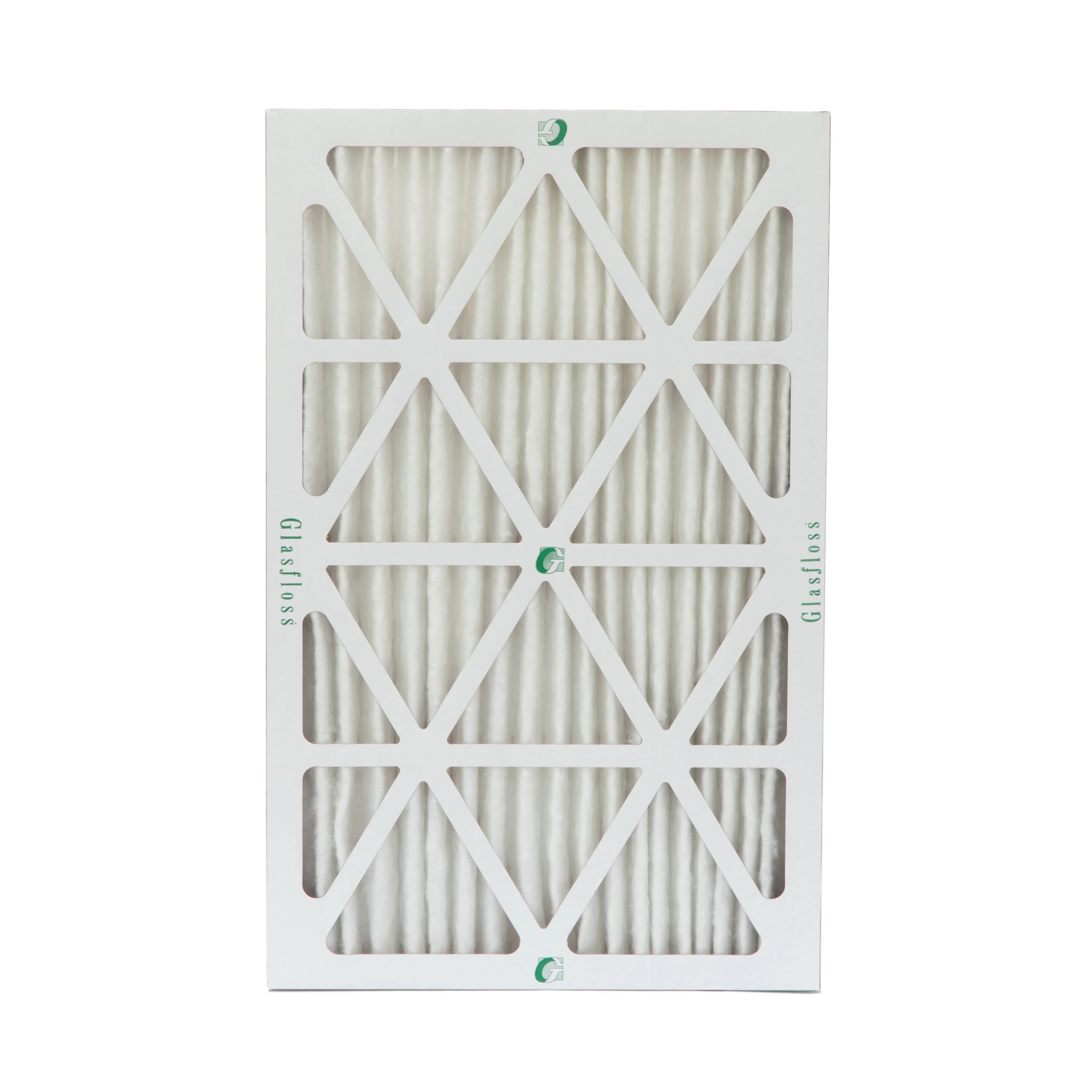 12 Pack of 16x24x2 MERV 10 Pleated 2" Inch Air Filters by Glasfloss. Actual Size: 15-1/2 x 23-1/2 x 1-3/4