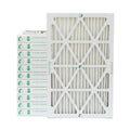 12 Pack of 16x24x2 MERV 10 Pleated 2" Inch Air Filters by Glasfloss. Actual Size: 15-1/2 x 23-1/2 x 1-3/4