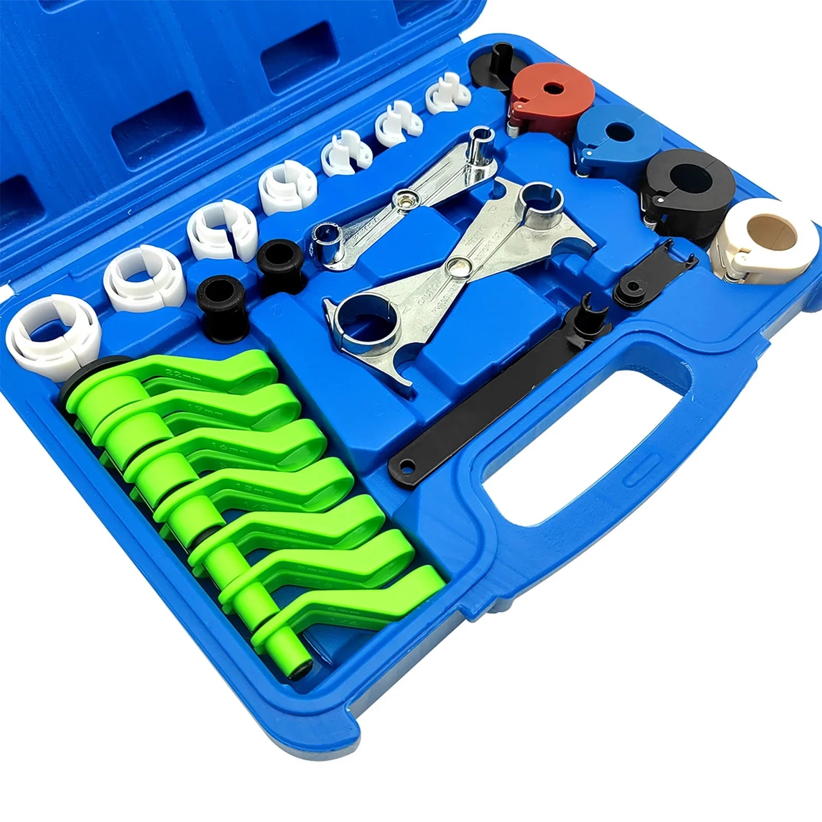 Fuel & Transmission Systems Line Disconnect Tool Kit, 25PCS Quick Disconnect Tools for Ford Chevy GM Models, Blue