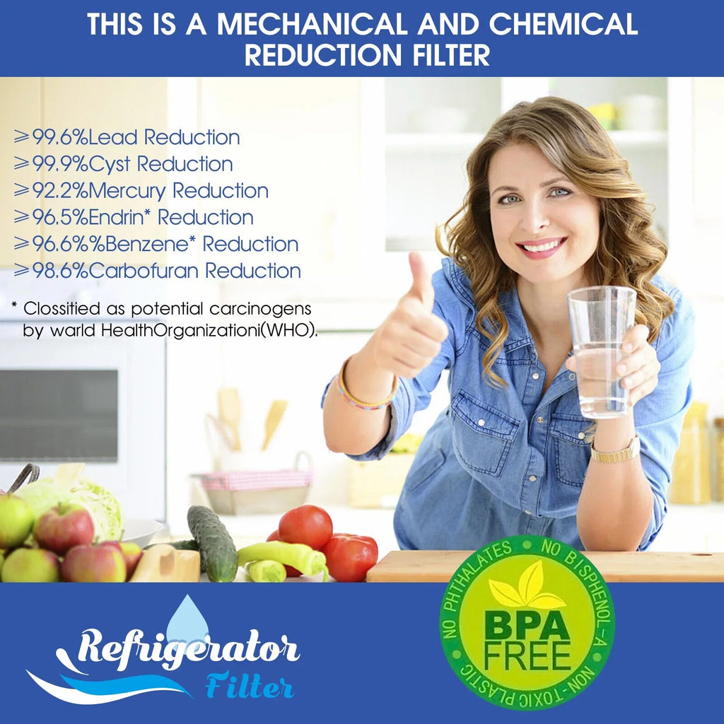 4 Pack Compatible with Kenmore 9082 469082 Refrigerator Water Filter