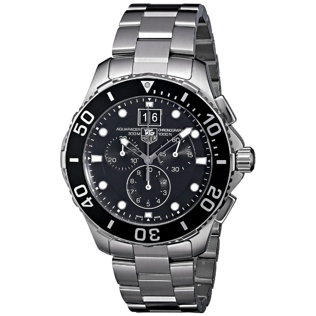 Tag Heuer Men's CAN1010.BA0821 'Aquaracer' Chronograph Stainless Steel Watch
