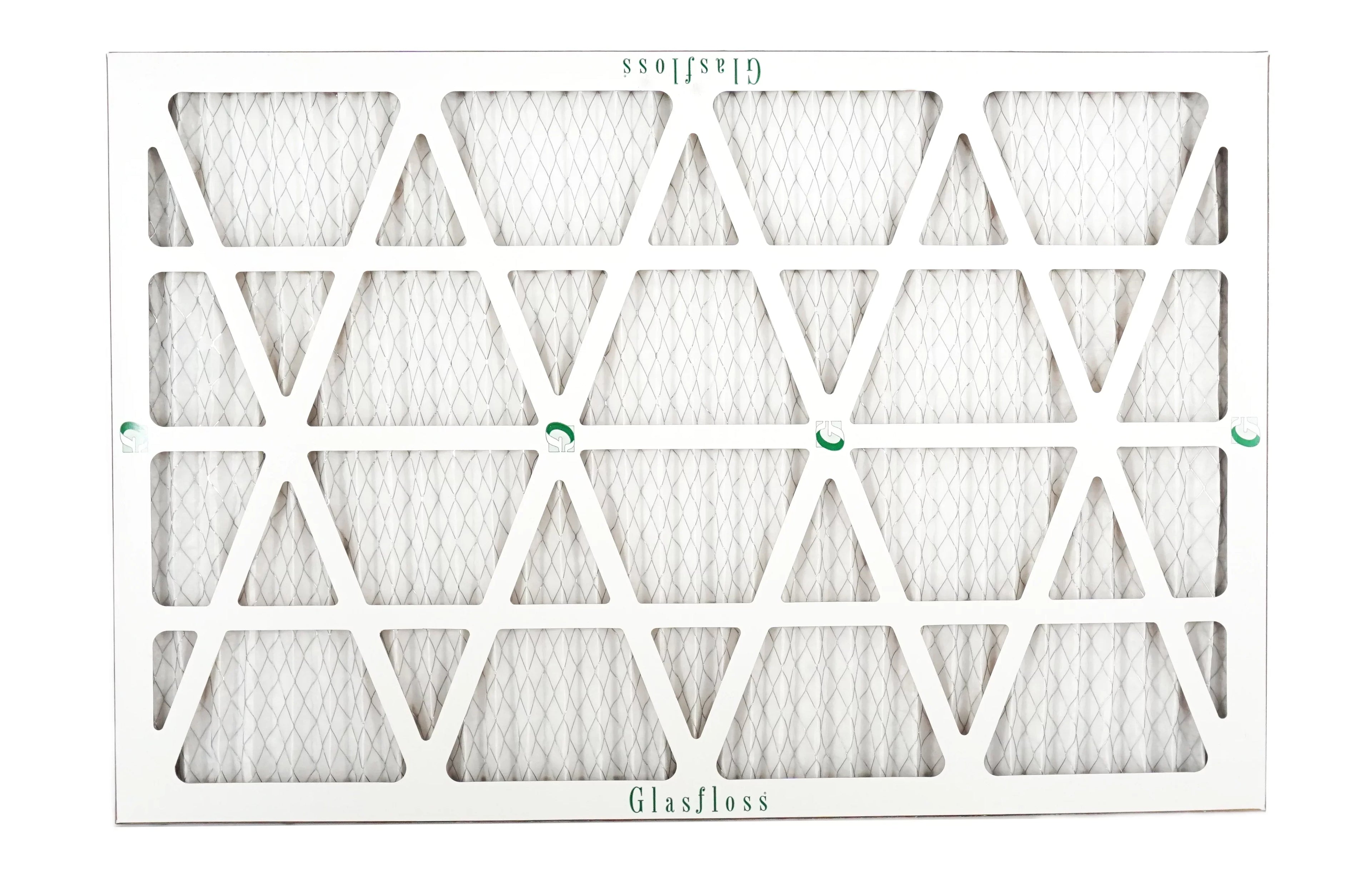 Glasfloss Air Filter 18x24x2 - 2" MERV 10 - (Pack of 12) - Pleated AC or HVAC Air Filter - Furnace Air Filter - Home or Office - Made In The USA.