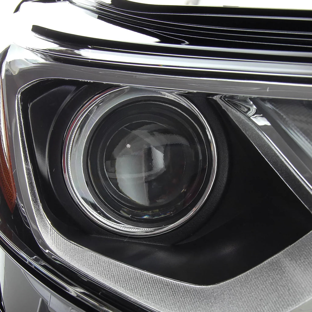 AKKON - Fits 2018 2019 2020 2021 Chevy Equinox [HID/Xenon Type] LED DRL Chrome Headlight Passenger Right Side Headlamp 18 19 20