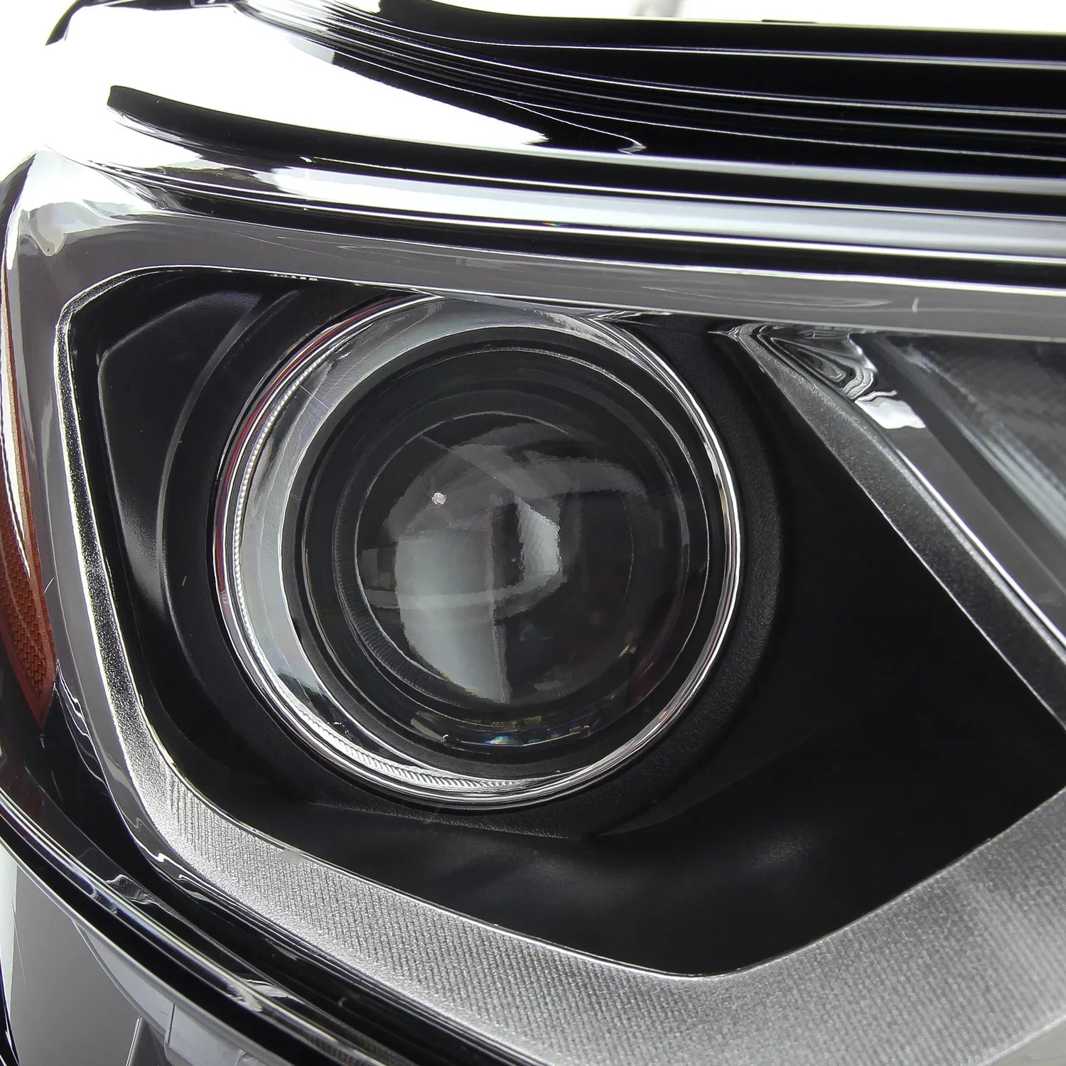 AKKON - Fits 2018 2019 2020 2021 Chevy Equinox [HID/Xenon Type] LED DRL Chrome Headlight Passenger Right Side Headlamp 18 19 20