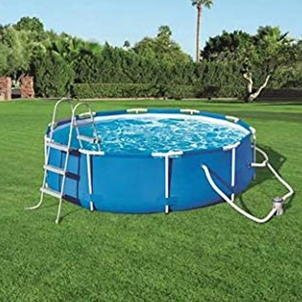 Bestway 58511E-BW Flowclear 330 Gallon Above inflatable Ground Pool Pump with GFCI Plug