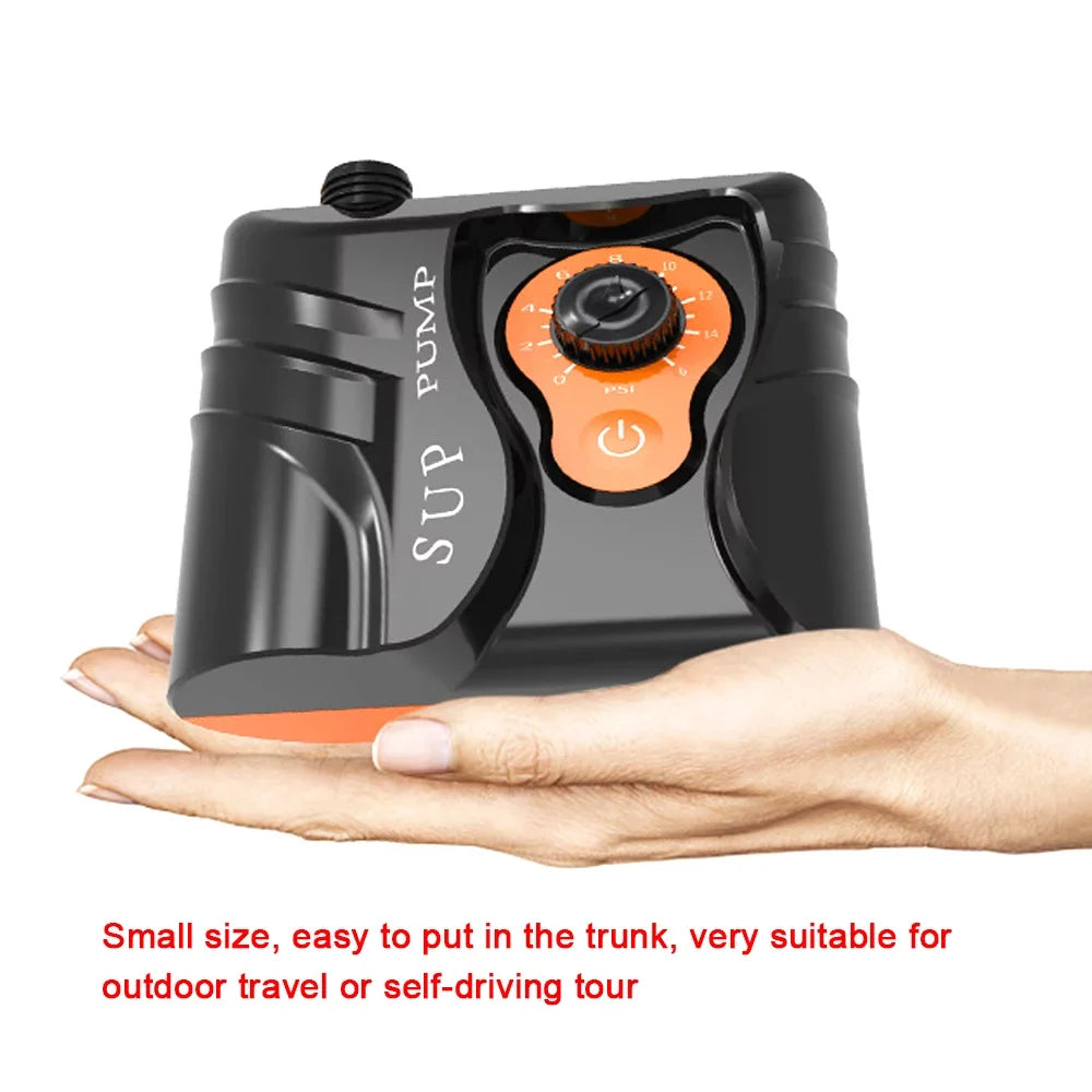 Tomshoo ligent Electric Air Pump for Paddle Board Inflatable Pool Boat, 16PSI High Pressure Compressor