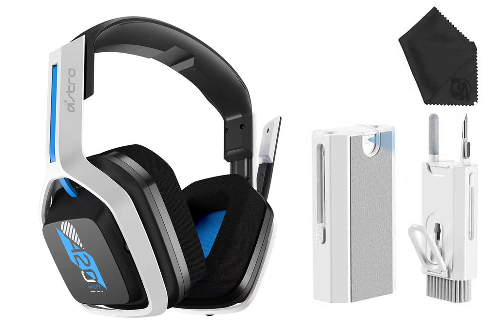 Pre-Owned ASTRO Gaming A20 Wireless Headset Gen 2 for PlayStation 5 and 4, PC & Mac White/Blue (Refurbished: Like New)