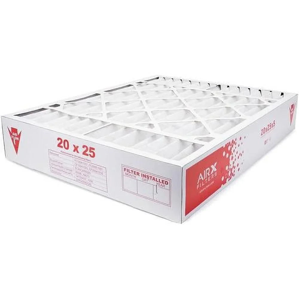 20X25x5 MERV 8 HV Furne Air Filter Replement For HCF20-10 X0586 X6673, Dust 2-Pk, Made In The