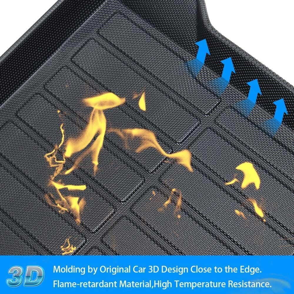 Car Rear Trunk Liner Cargo Mat Carpet for RAV4 2006-2012 Easy to Install