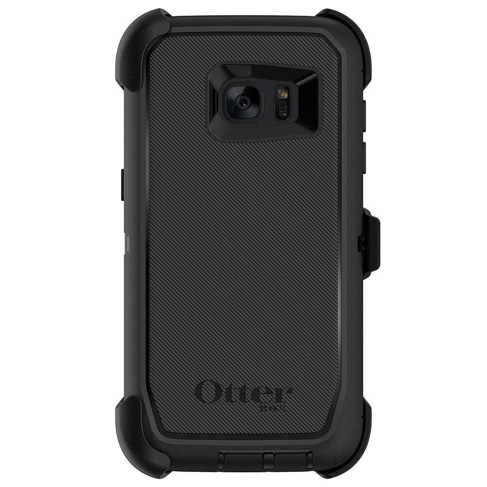 Rugged Protection OtterBox Defender Series Case for Galaxy S7 Edge (ONLY) - Bulk Packaging - Dark