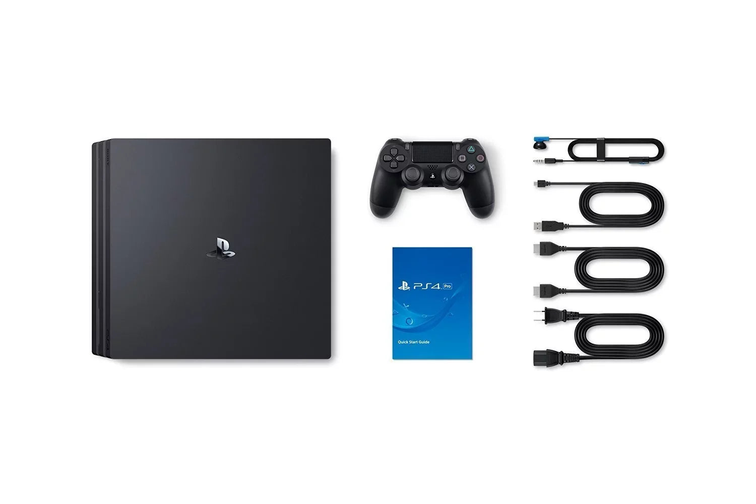 PlayStation 4 Pro Console Bundle (2 Items): PS4 Pro 1TB Console and an Extra PS4 Dualshock 4 Wireless Controller - Jet Jet
