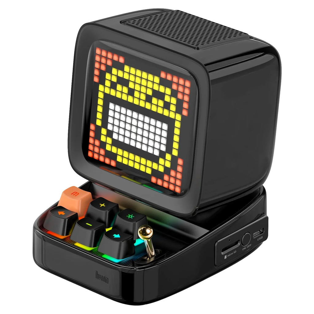 Divoom Ditoo Plus Pixel Art Blutooth Speaker, 10W, Dark