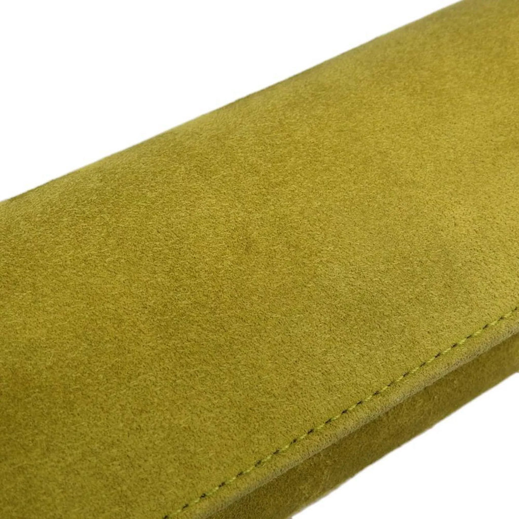 Pre-Owned Salvatore Ferragamo SALVATORE FERRAGAMO Gancini One Shoulder Bag Suede Green BC217651 (Good)