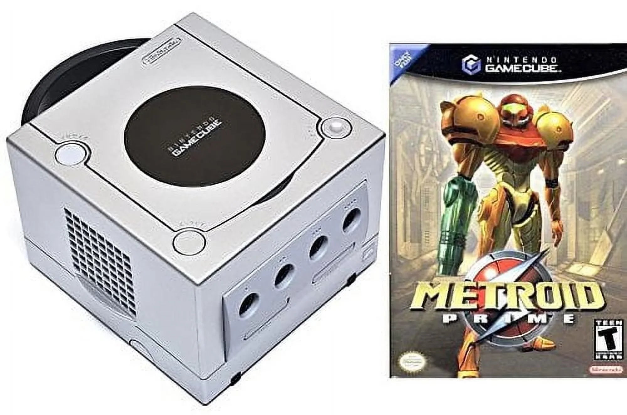 Nintendo GameCube Metroid Prime Bonus Bundle (Limited Edition Platinum) (Used/Pre-Owned)
