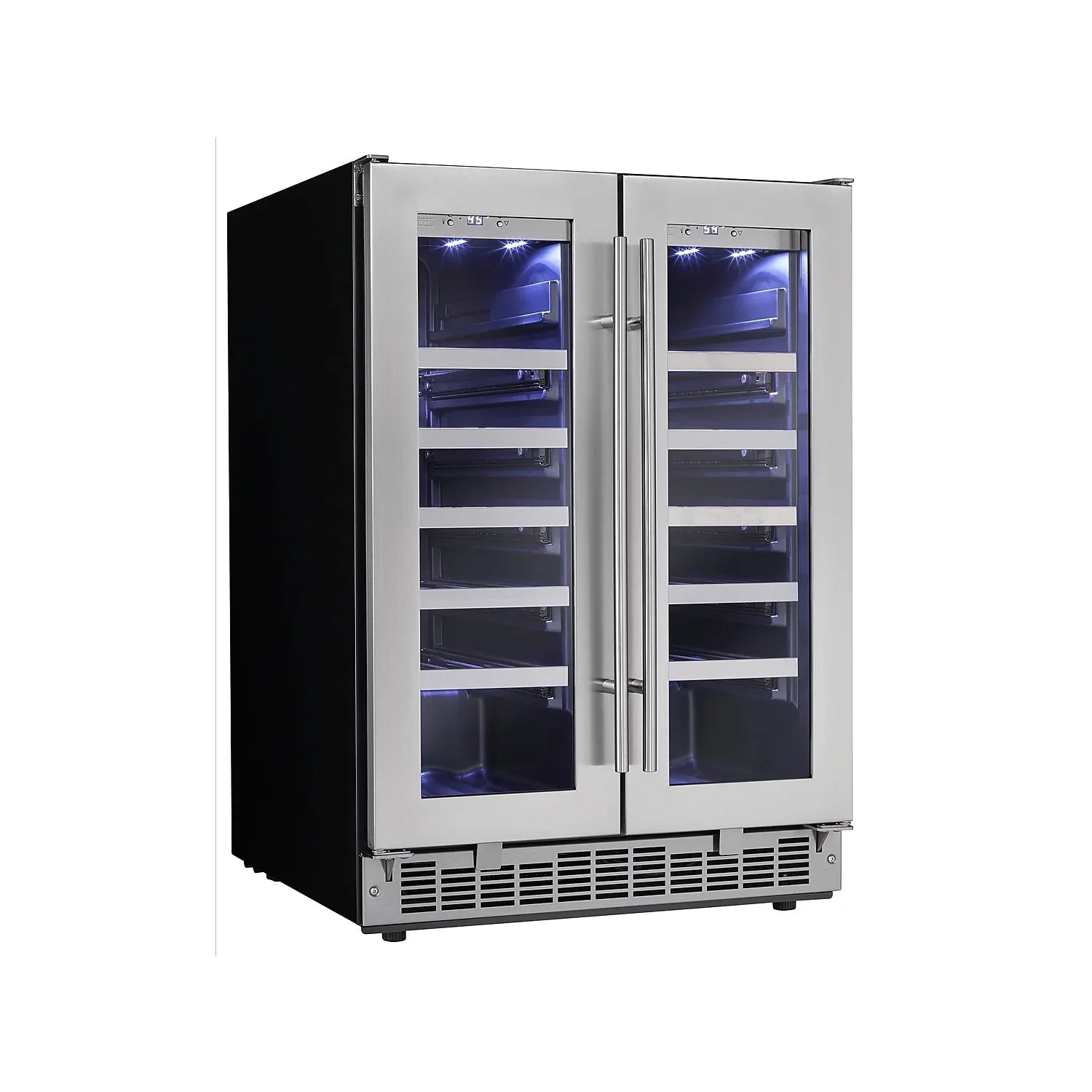 Danby DWC047D1BSSPR Napa 24\" French Door Dual-Zone Wine Cooler