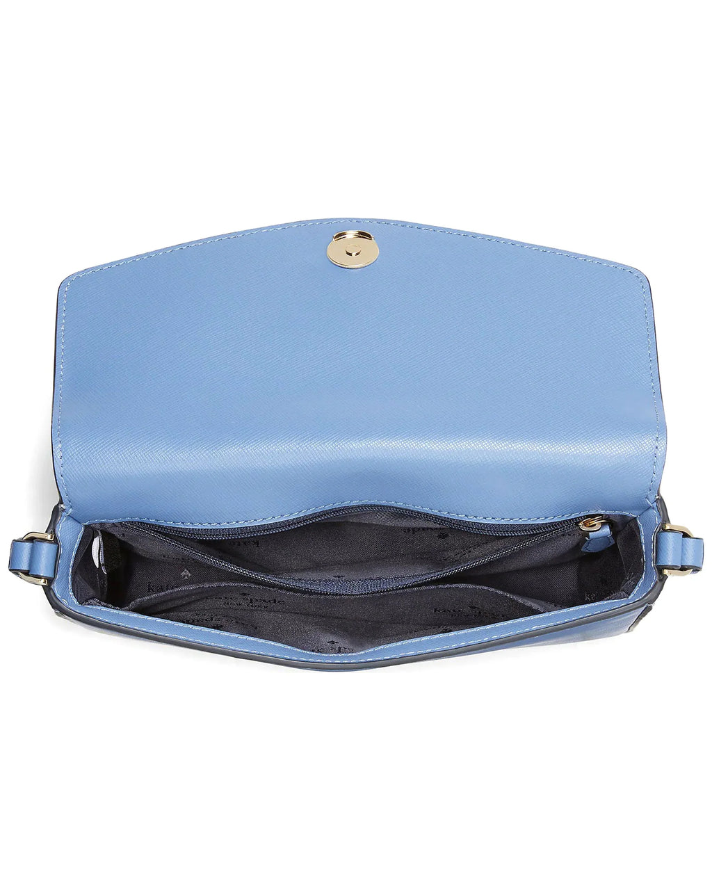 Kate Spade New York Women's Saffiano Leather Sadie Envelope Crossbody Bag (Fresh Blueberry)