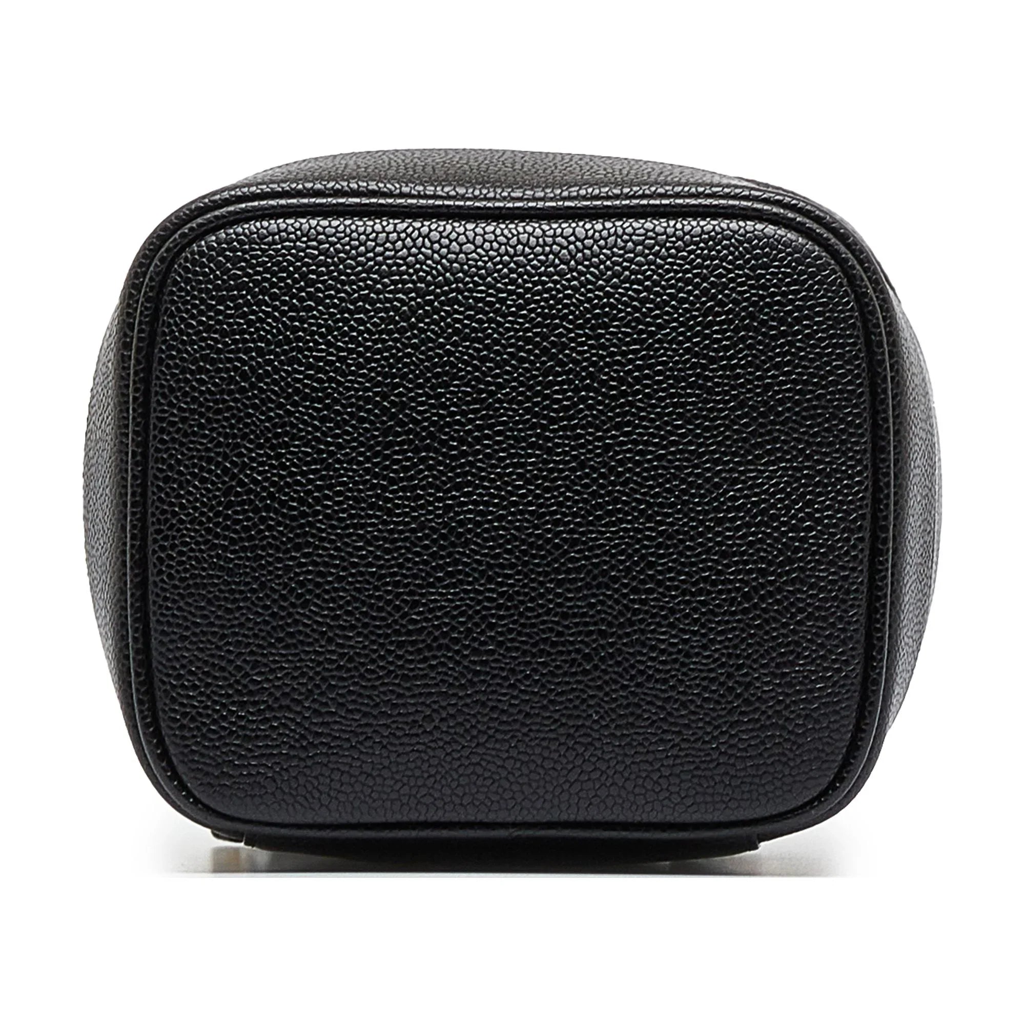 Pre-Owned Authenticated Chanel CC Caviar Vanity Bag Leather Dark Unisex (Good)