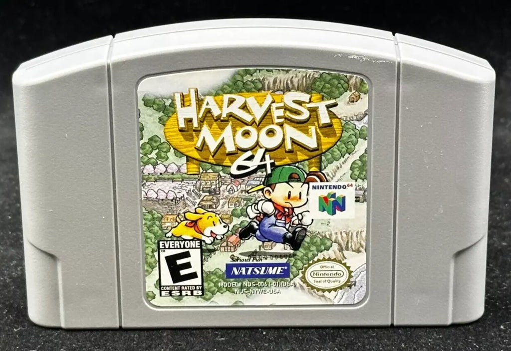 Harvest Moon 64 Nintendo 64 N64 Cassette Genuine Only NATSUME-