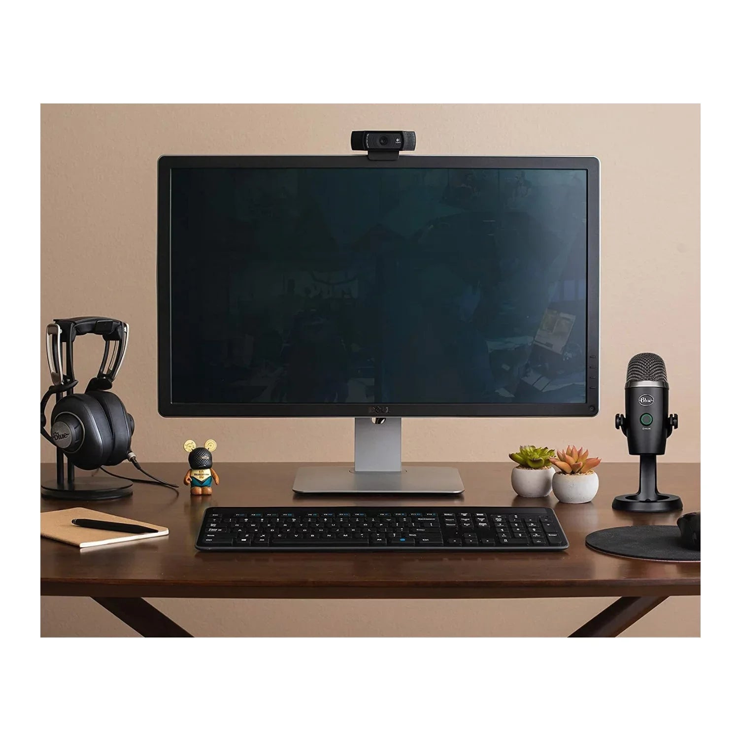 Blue Yeti Nano Premium USB Mic Dark with Knox Gear Boom Arm, Pop Filter and Shock Mount