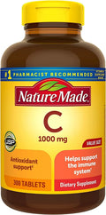 Nature Made Vitamin C 1000 mg, Dietary Supplement for Immune Support, 300 Tablets, 300 Day Supply