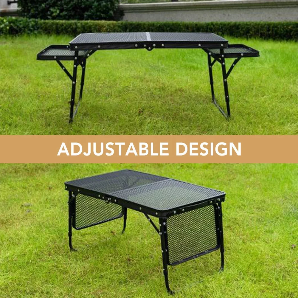Lixada Folding Camping Table Mass Picnic Cooking Station for Convenient Food Prep