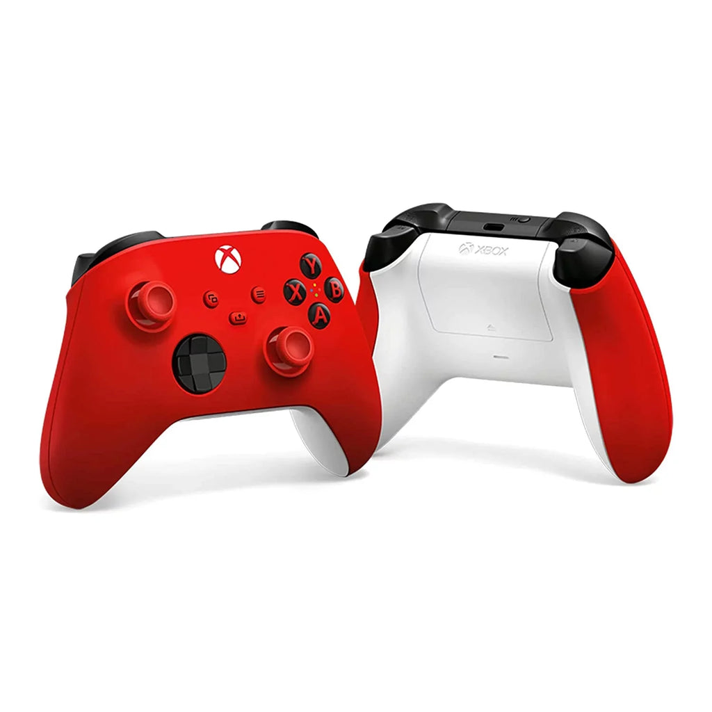 Xbox Series S 512GB Digital Console with Extra Pulse Red Controller and Microfiber Cleaning Cloth