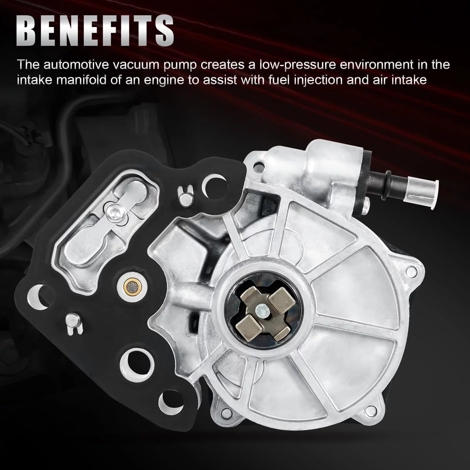 Brake Vacuum Pump for 2016-2019 Chevy Cruze Malibu Spark Equinox, GMC Terrain, Buick Encore Engine 1.4L/1.5L