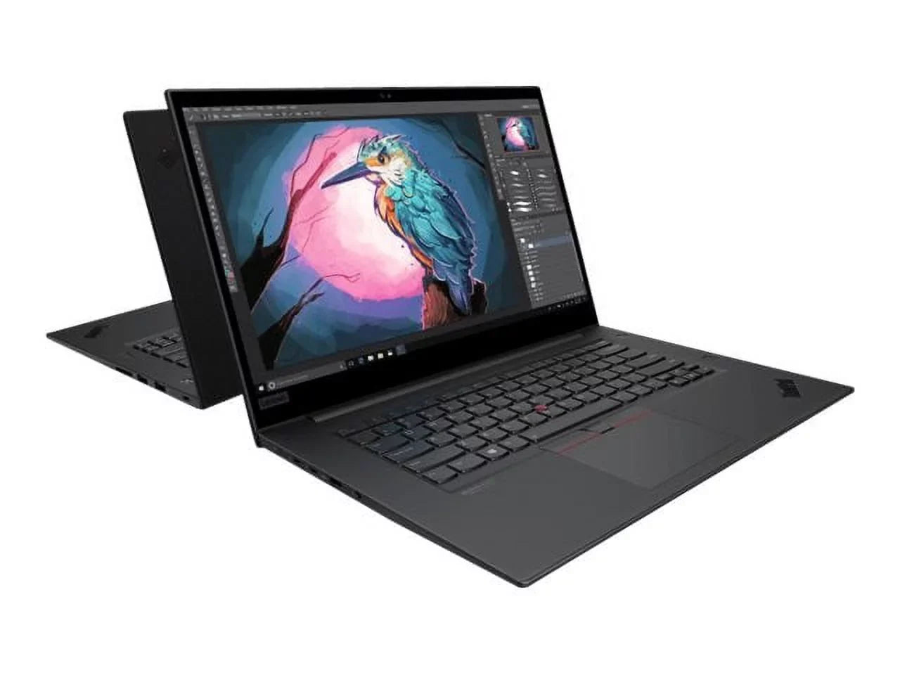 ThinkPad P1 Gen 3 20TH - Xeon W-10855M / 2.8 GHz - vPro - Win 10 Pro for Workstations 64-bit - Quadro T2000 - 32 GB RAM - 1 TB SSD NVMe - 15.6" 1920 x 1080 (Full HD) - Wi-Fi 6 - Ebony - kbd: US
