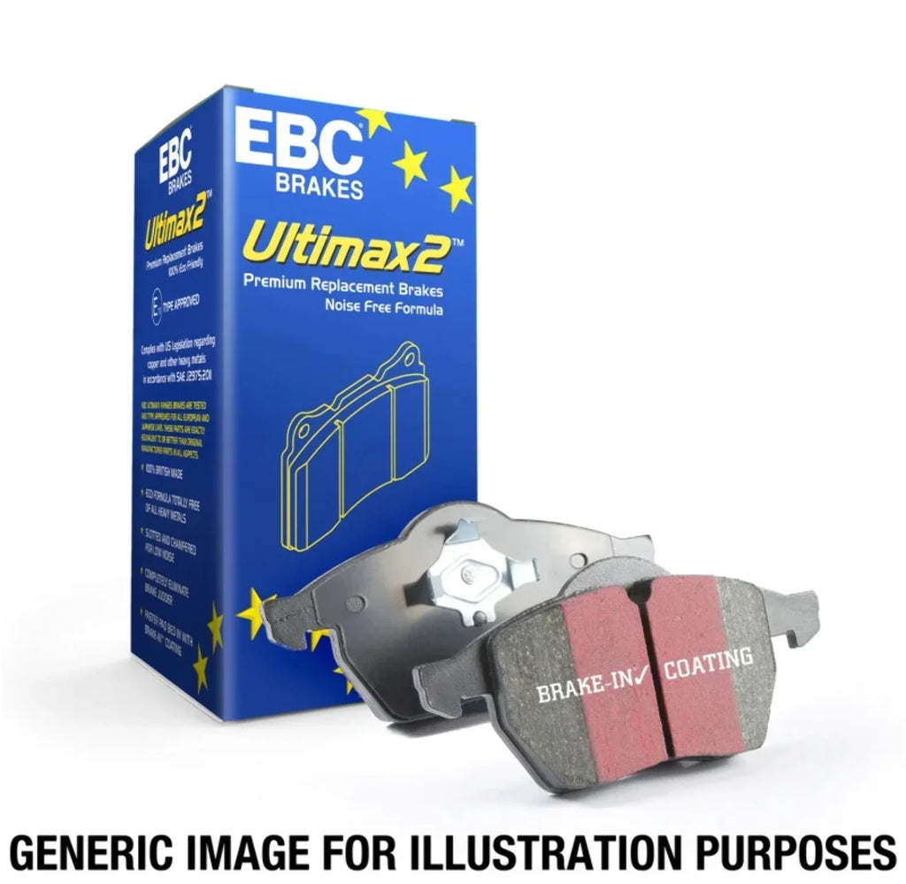 EBC 13-15 Acura ILX 1.5 Hybrid Ultimax2 Front Brake Pads Fits select: 2012-2021 HONDA CIVIC, 2012-2016 HONDA CR-V