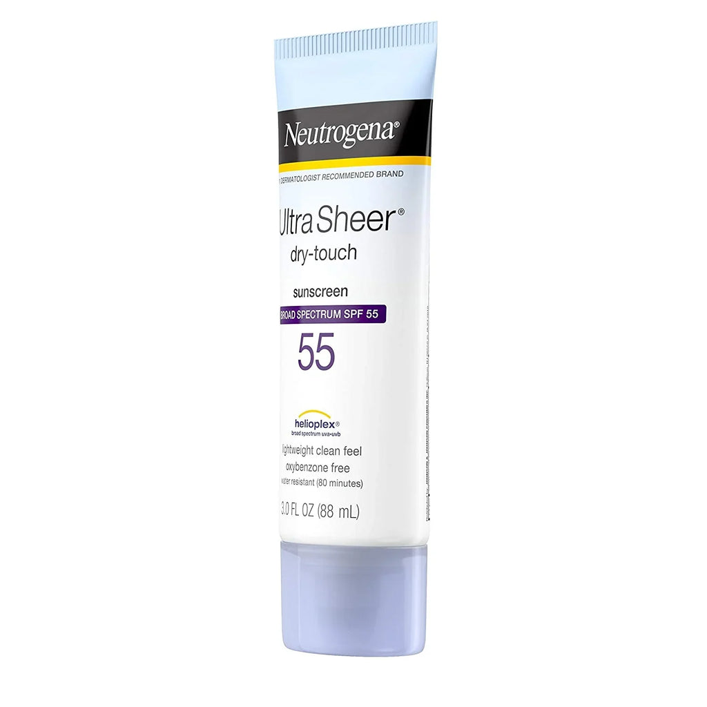 Invisible Daily Sunscreen Lotion with SPF 55- Sweat & Water Resistant Sun Block Lotion for 80 Minutes | Moisturizing & Quick Drying Skin Sun Protection| 1 Pack: 3 OZ Per Pack, Pack of 15