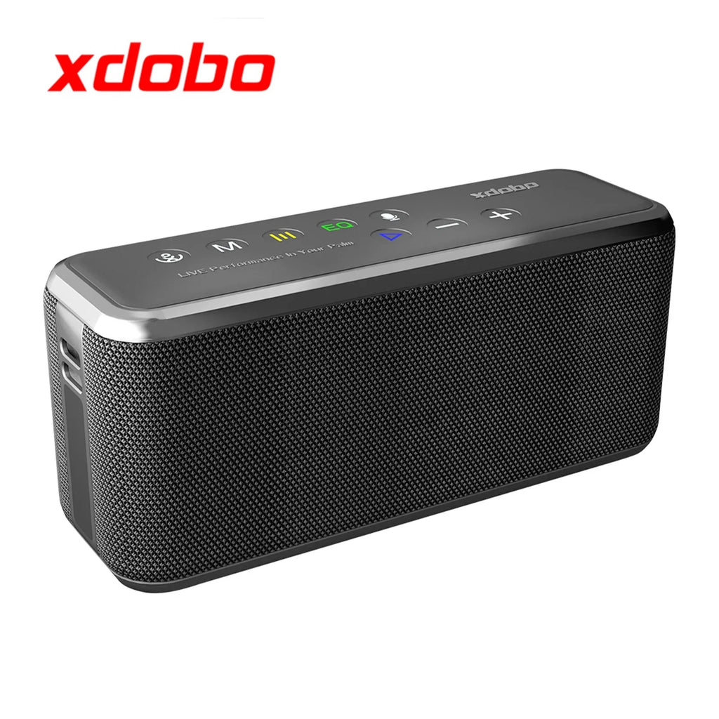 Anself XDOBO X8 MAX Portable Wireless Speaker with BT5.0 Technology and IPX5 Waterproof Features, HiFi Sound, AUX USB Flash Drive TF Card Support, Long Playtime - Subwoofer Portable Speaker