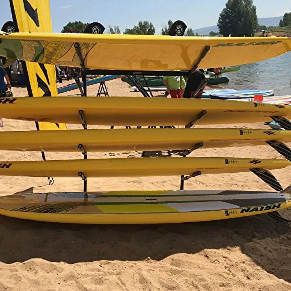 Glacik 5 Tier Freestanding Rack for SUP and Surf Storage Stoneman Sports, G-210, Bronze