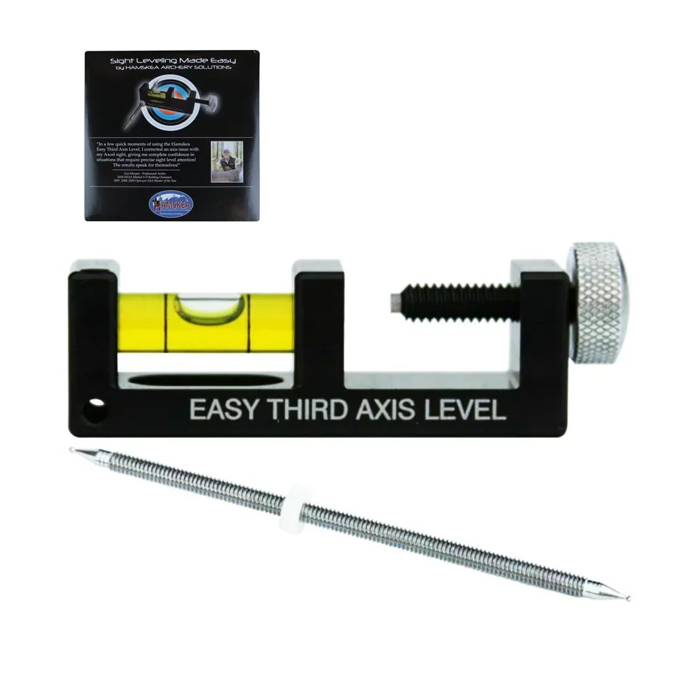 Hamskea 106001 Easy Third Axis Target Sight Level and Instructional DVD Combo